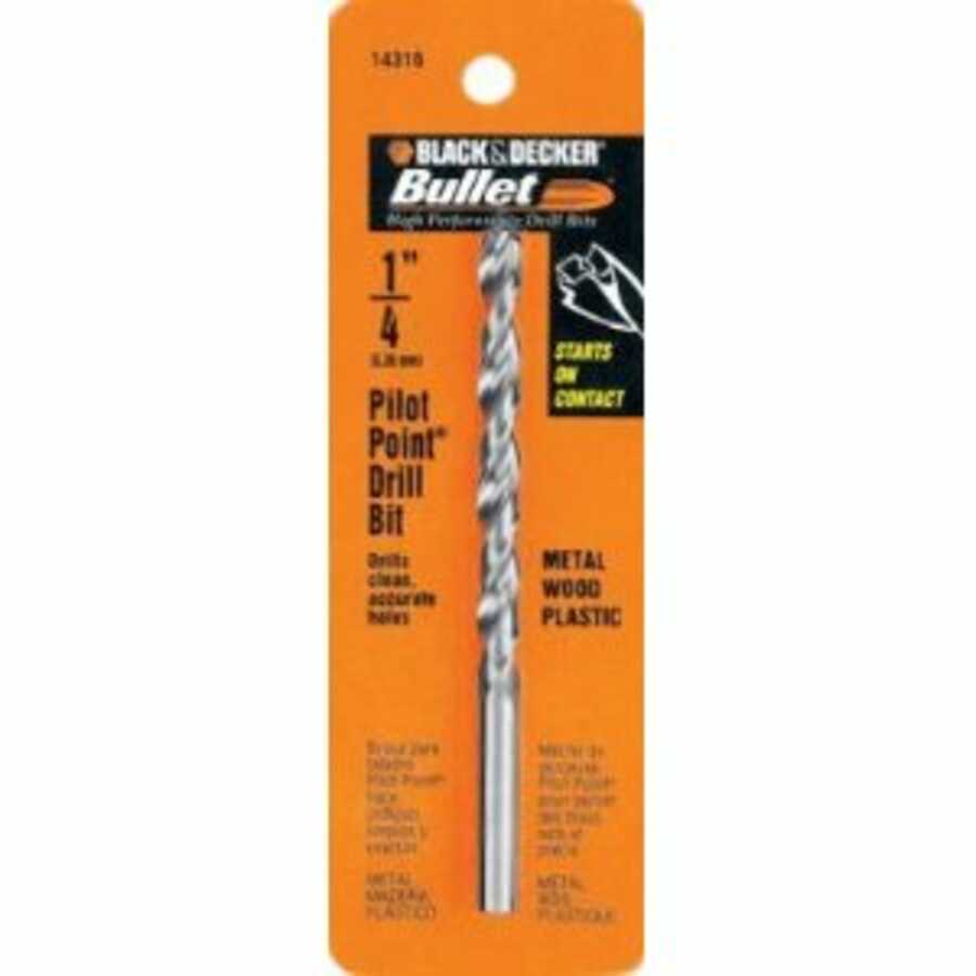 7/32" HSS Bullet Drill Bit Carded