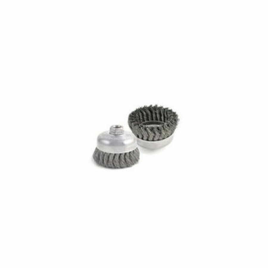 BUS-6 .014, 5/8-11 AH Knot Type Cup Wire Brush - Single Row