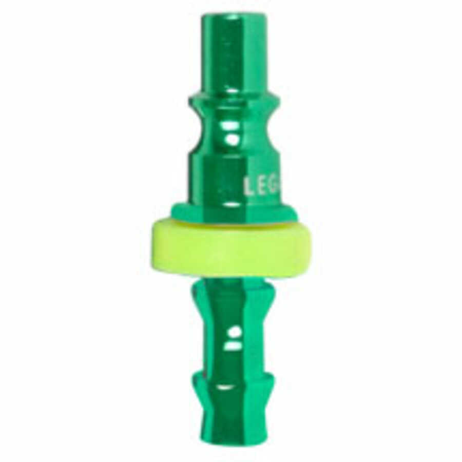 ColorConnex Plug Type B ARO 1/4" Body 3/8" Push Lock Barb Green