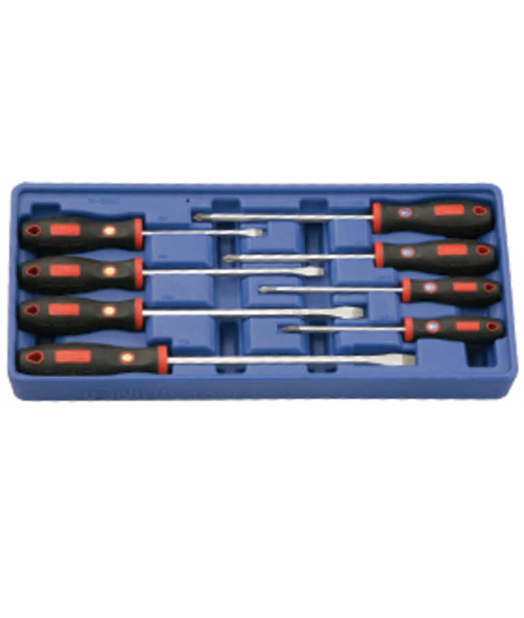 8PC Combination Screwdriver Set(Soft handle)