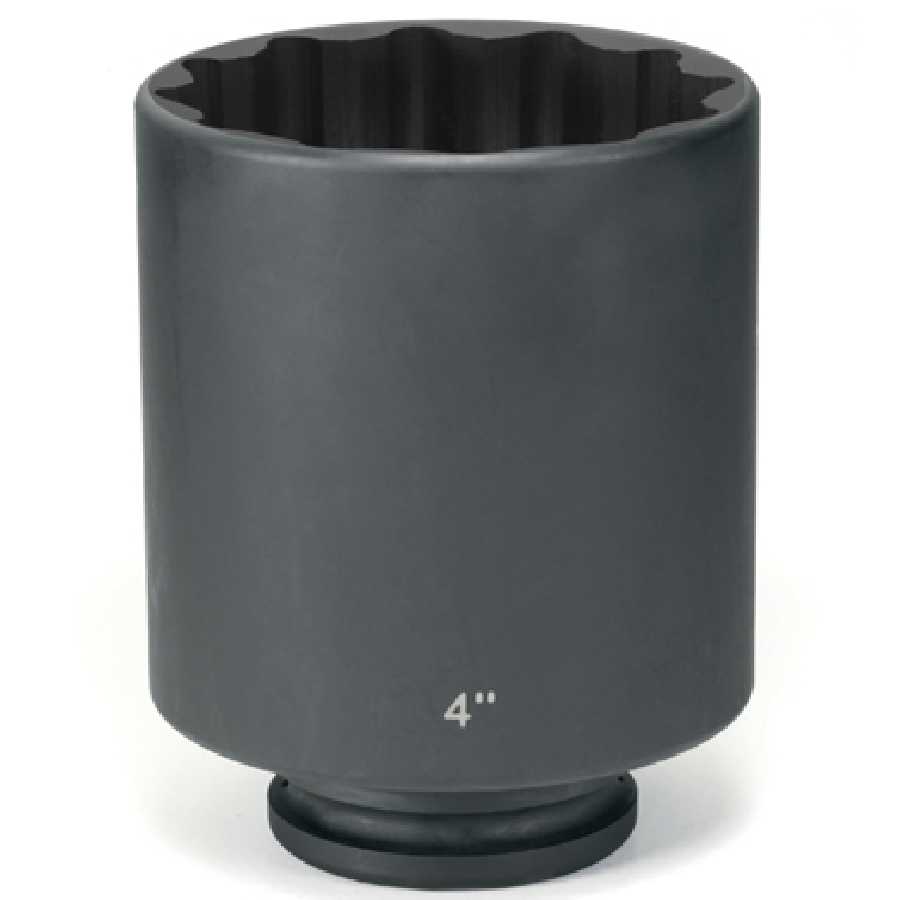 1-1/2" Drive x 3-9/16" Deep - 12 Point Impact Socket