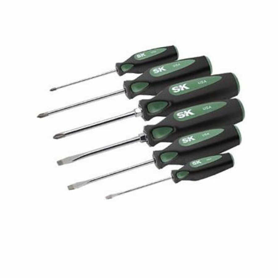 6 Piece Cushion Grip Screwdriver Set