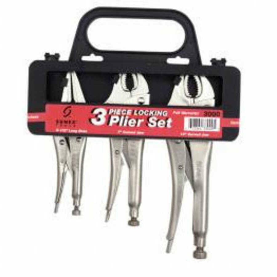 Locking Pliers Set 3 Pc