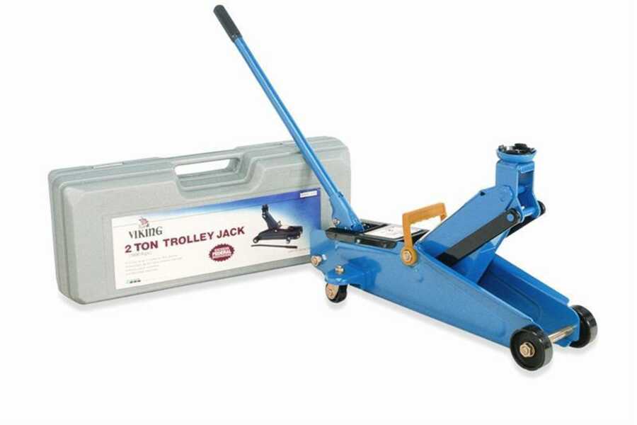 Floor Jack 2 Ton Trolley w/ Case