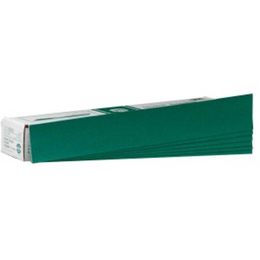 Green Corps Hookit Regalite File Sheet, 100 grade, 2 3/4" x 16 1