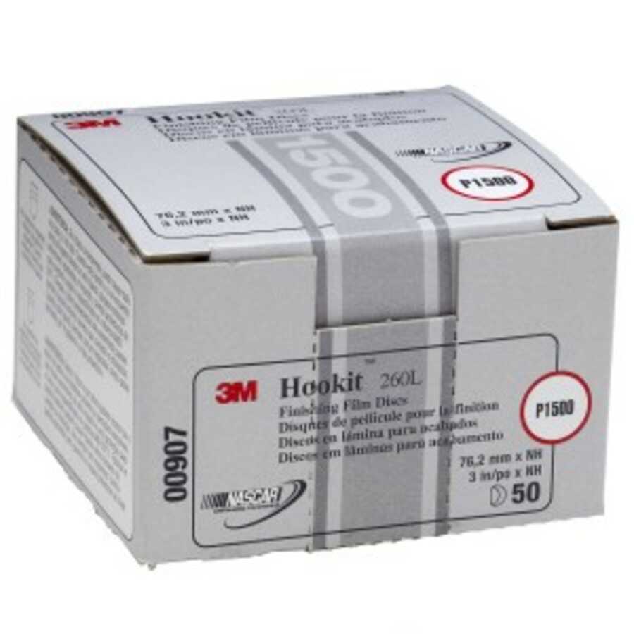 3" P1500 Hookit File Sheet 50/Box