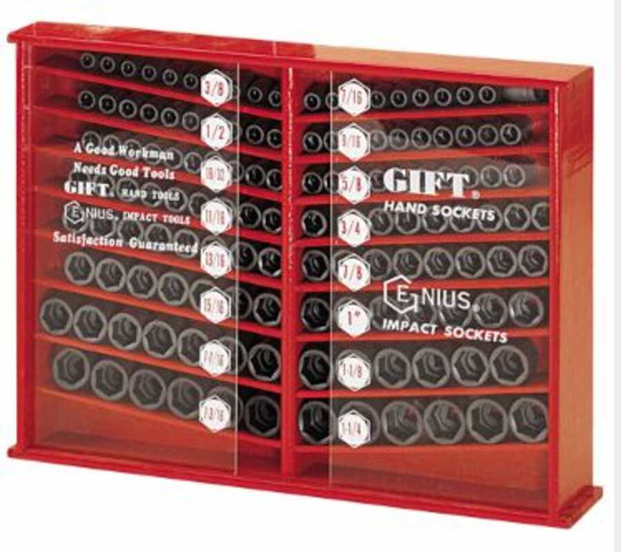 133 Piece 1/2" Drive SAE Impact Socket Set