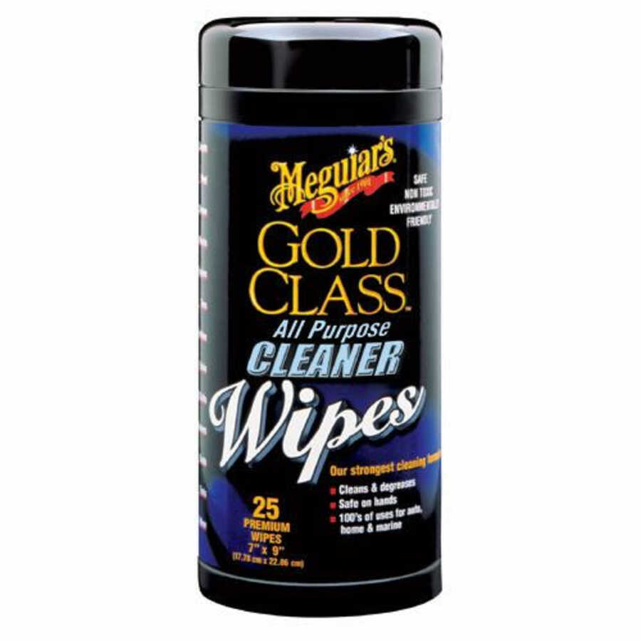 Gold Class All Purpose Cleaner Wipes 25 Sheets