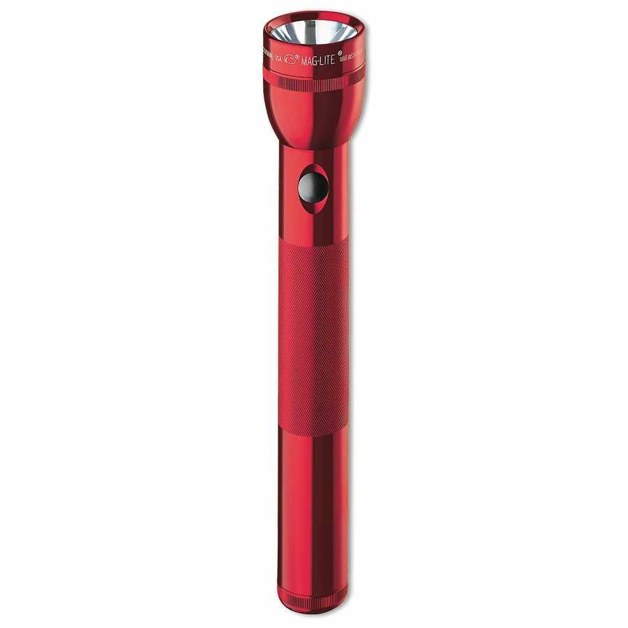 3-D Cell LED Flashlight, Red