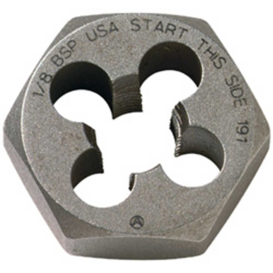 1/8"-27 NPT High Carbon Steel Pipe Hex Die