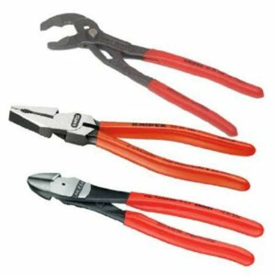 3 Piece Power Pack High Leverage Plier Set