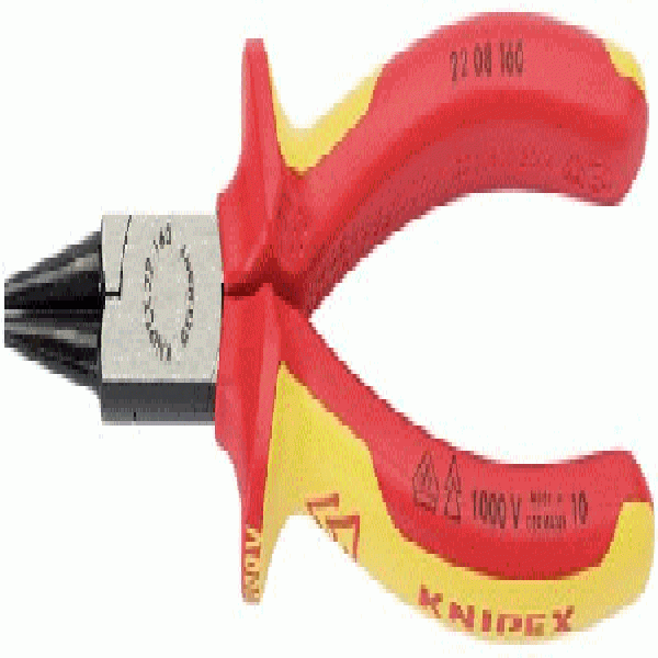 6-1/4" Round Nose Pliers, Fully Insulated