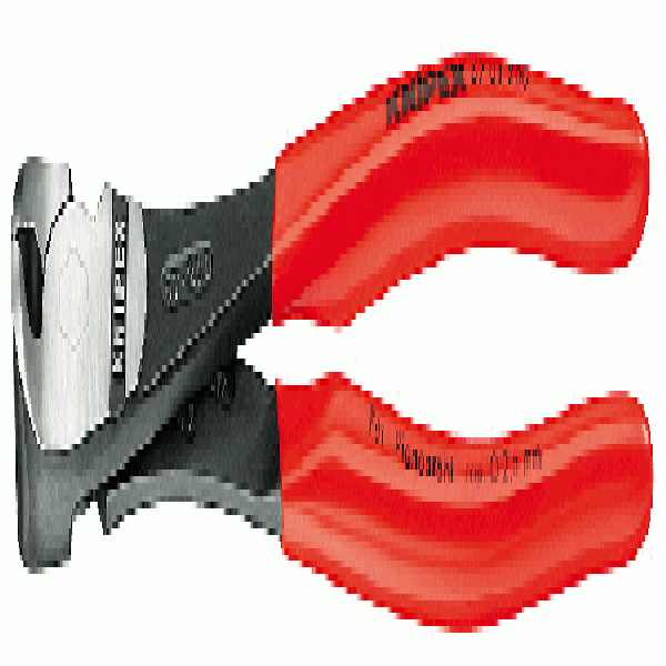 5-1/2" High Leverage End Cutting Nippers, Polished, Plastic Grip