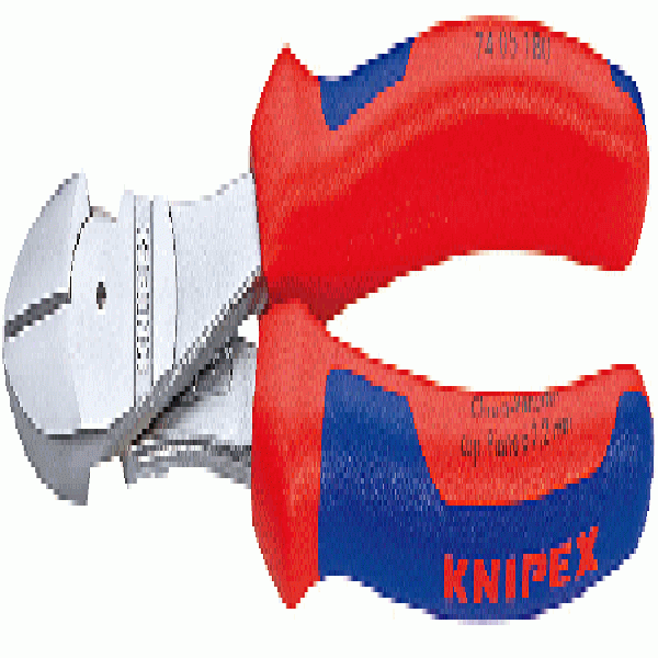 5-1/2" High Leverage Diag. Cutters, Comfort Grip, Chrome Plated