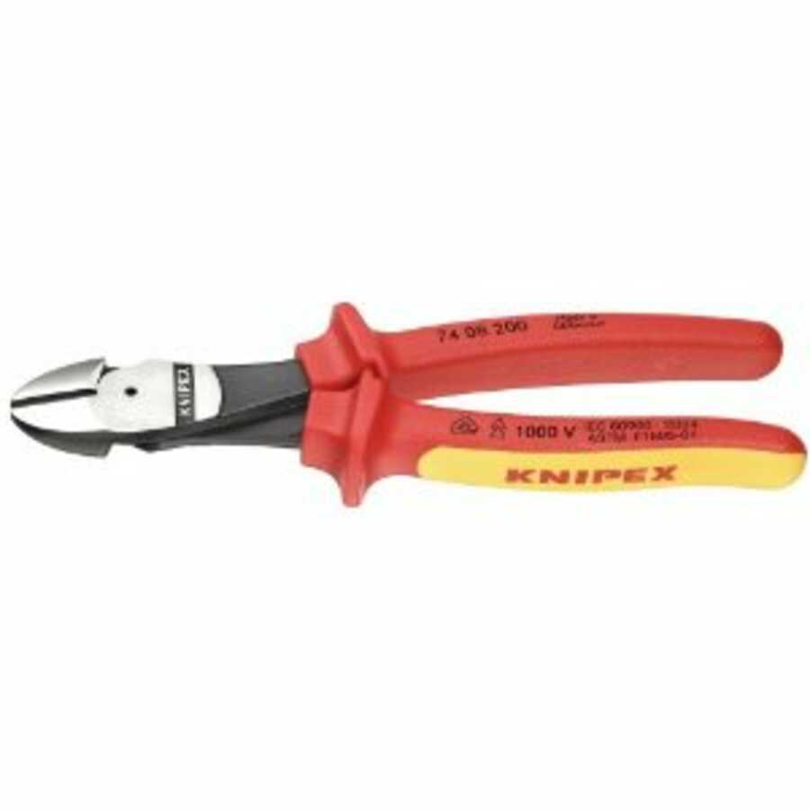 8" High Leverage Diagonal Cutters - 1000 Volt