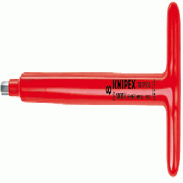 8mm T-Handle Hex Driver, 1000V Insulated