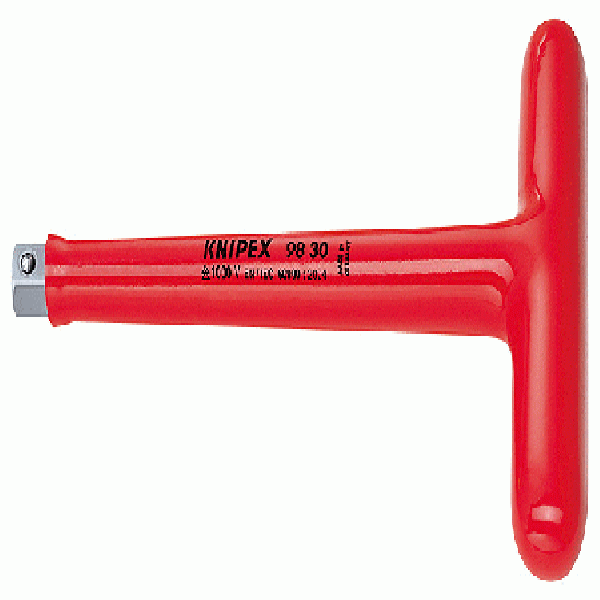 3/8" Square Drive T-Handle, 1000V Insulated