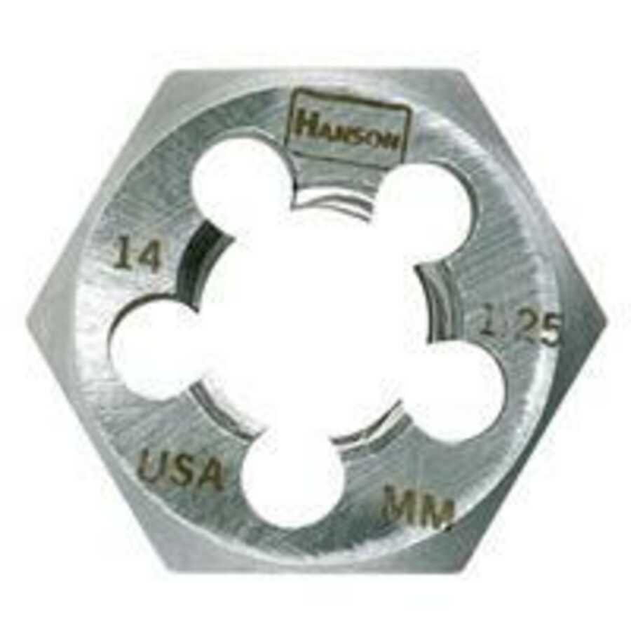 22 mm - 1.5 LH Rethreading Hexagon Metric Die