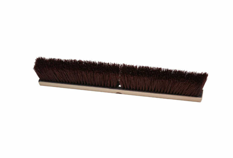 36" Maroon Push Broom Head Only