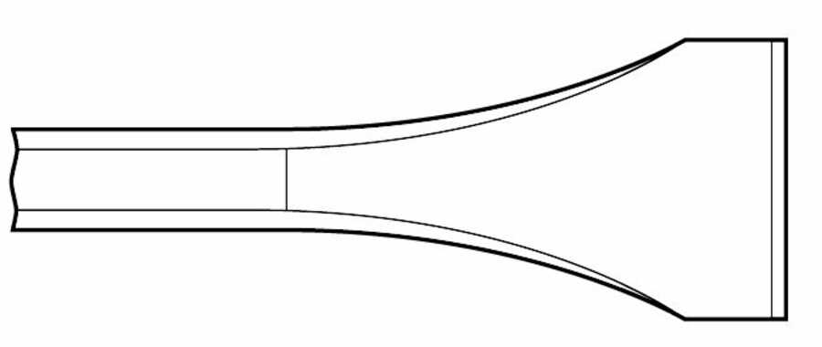 Scaling Chisel Cleco Style Shank 7"