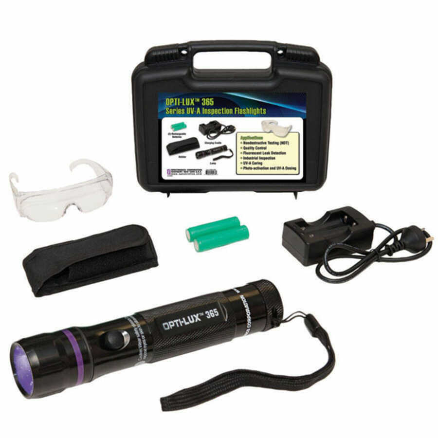 OPTI-LUX 365 Super-Compact, Cordless, Pure UV LED Leak Detection