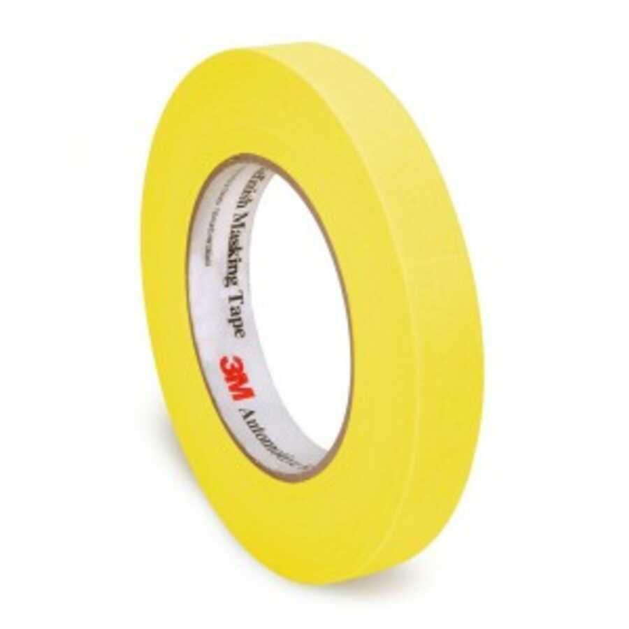 Automotive Refinish Yellow Masking Tape, 18 mm