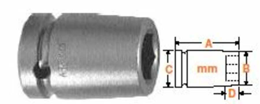 3/4" Square Drive Socket, Metric 41mm Hex Opening