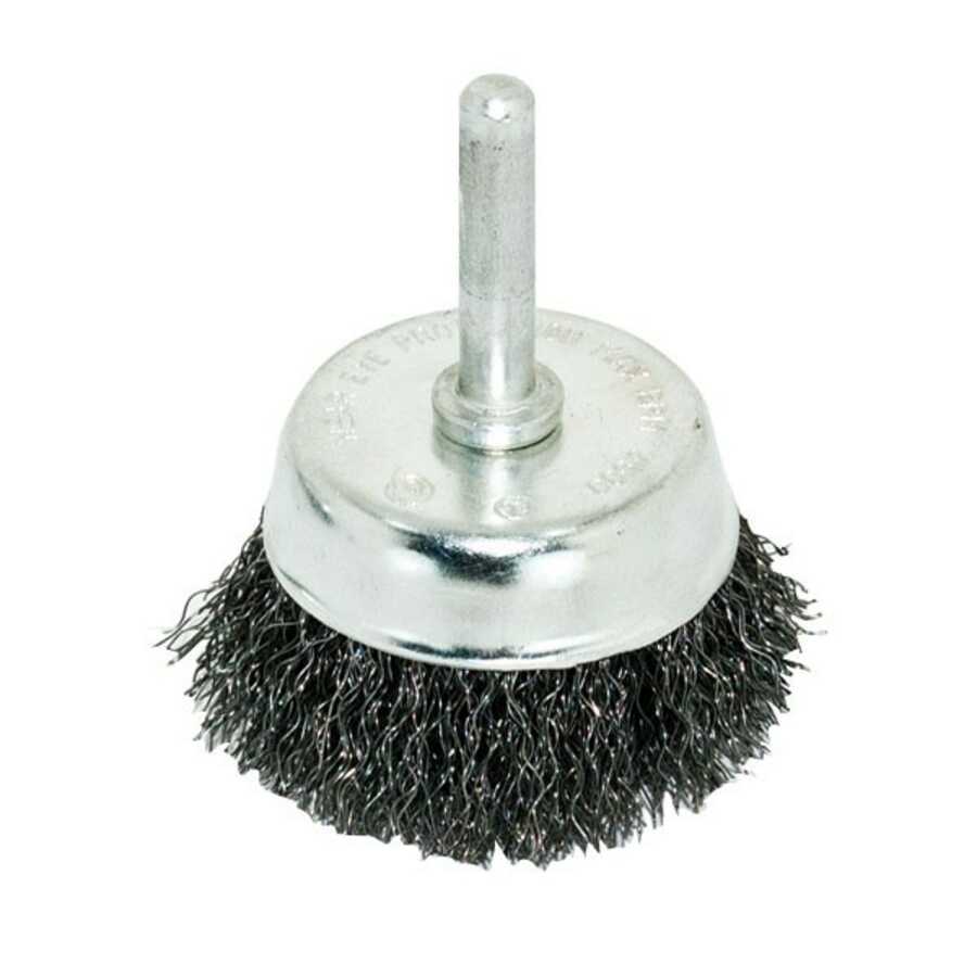 2" Wire Cup Brush with 1/4" Shank - Fine Wire