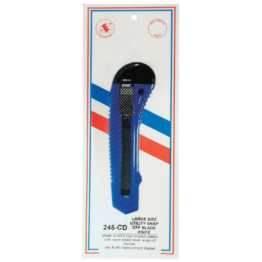 Snap Blade Knife - Large - Carded | AES Industries | 245-CD