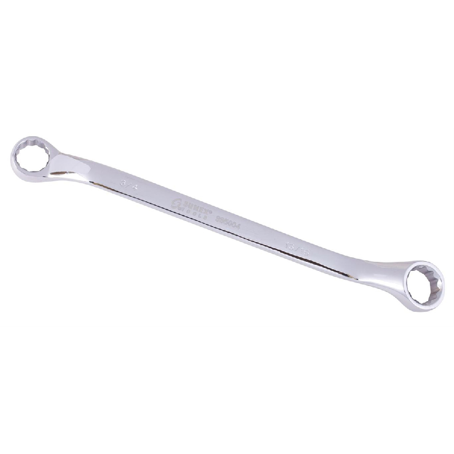 3/4\" x 13/16\" Fully Polished Double Box SAE Wrench