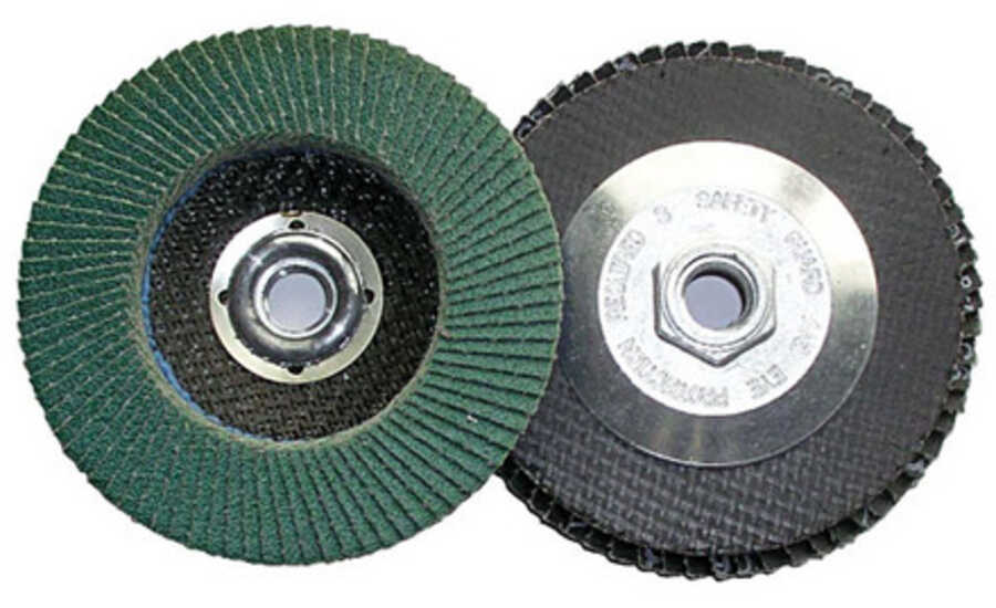 Flap Disc - Type 27 Zirconia 4.5" x 7/8" - 60 Grit 3 Pack