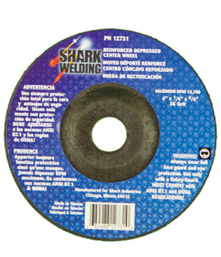 Depressed Center Type 27 Grinding Wheels - Hubless 4" x 1/8" x 5