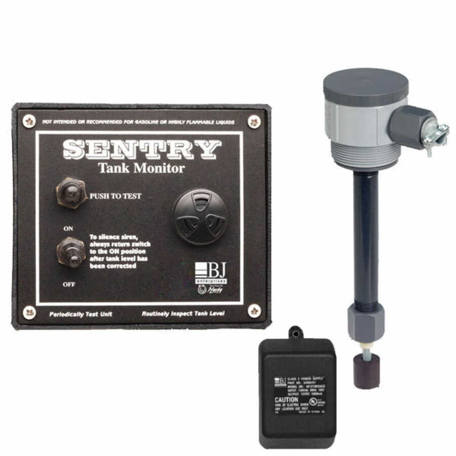 Sentry Wall Mount with Remote Tank Sensor, 9V Battery and 12V Tr