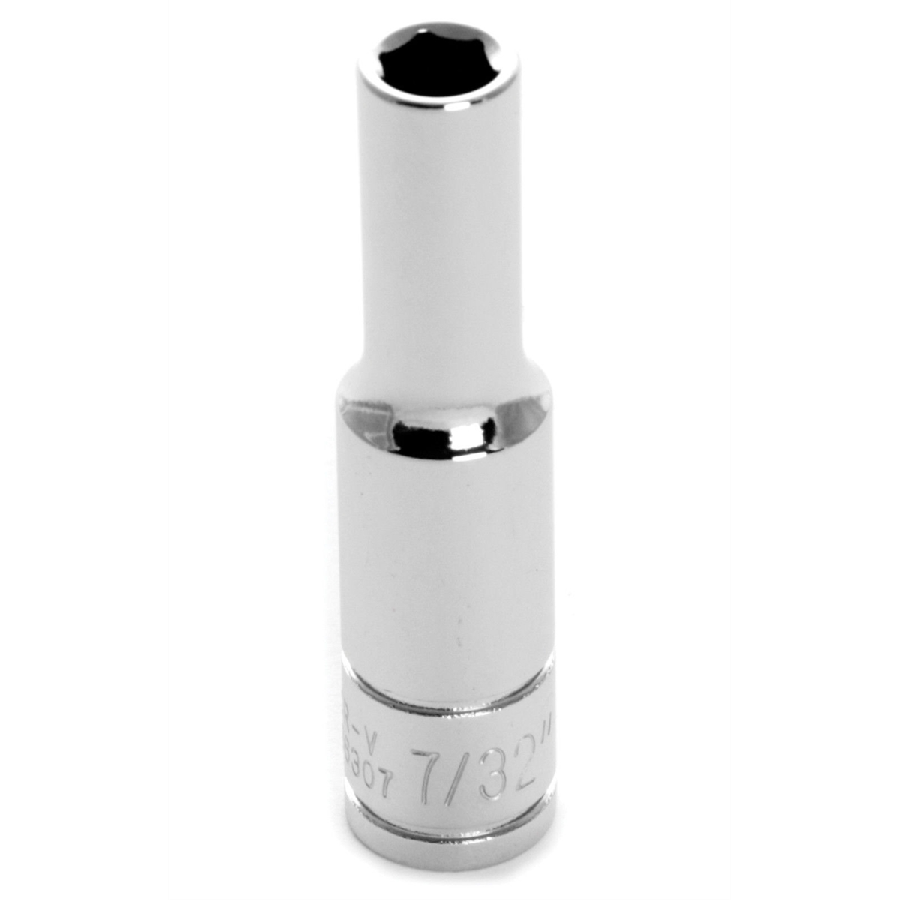 1/4'' Dr 6pt Deep Socket 7/32"