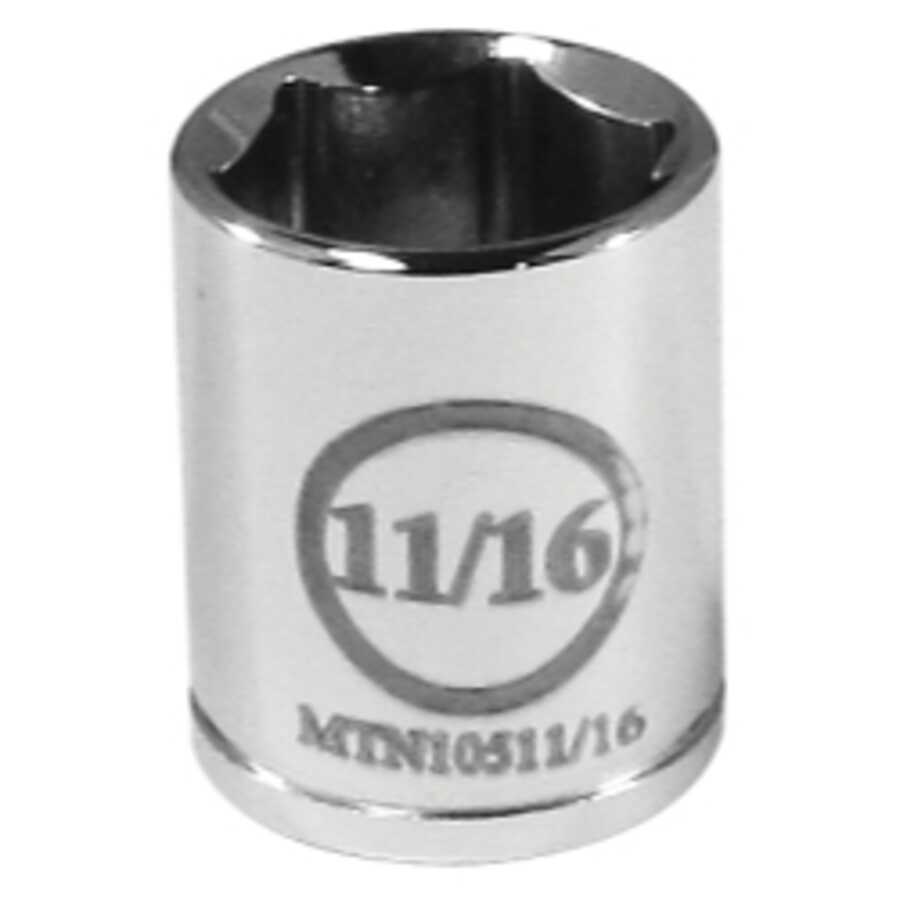 3/8" Drive 11/16" 6 Point Socket