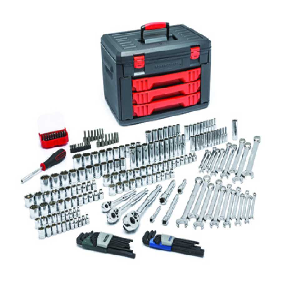 219 Pc. Metric & SAE Socket & Ratchet Set