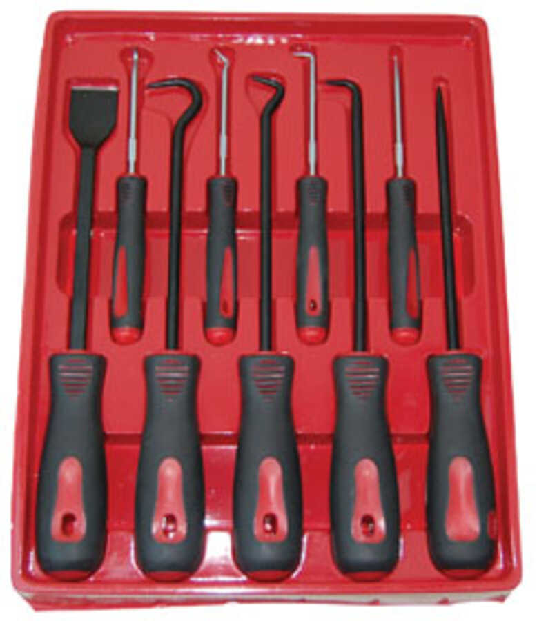 9PC SCRAPER PICK & HOOK SET