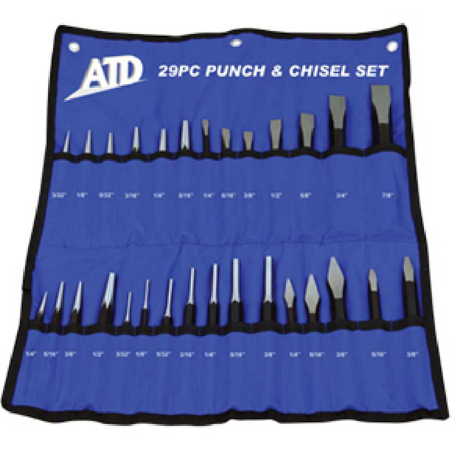 29PC PUNCH AND CHISEL SET