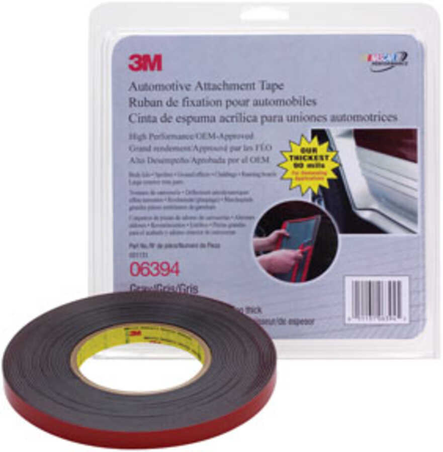 1/2"X10YD GRAY ATTACHMENT TAPE