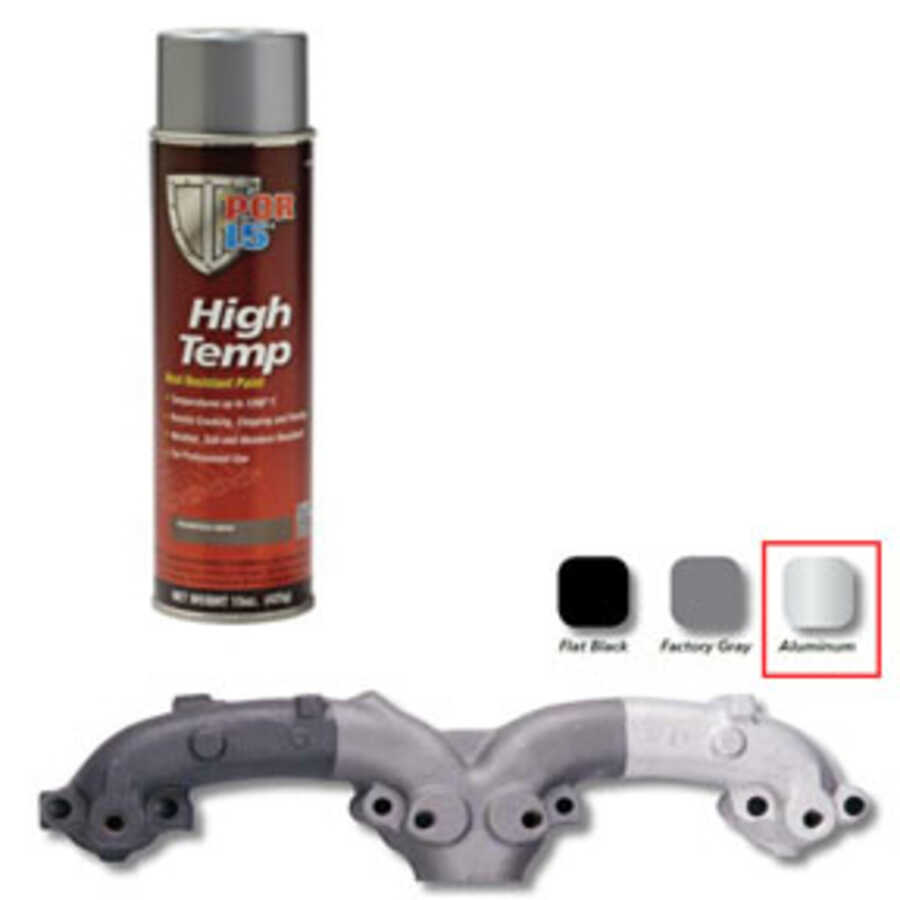 H.TEMP PAINT ALUMINUM AEROSL