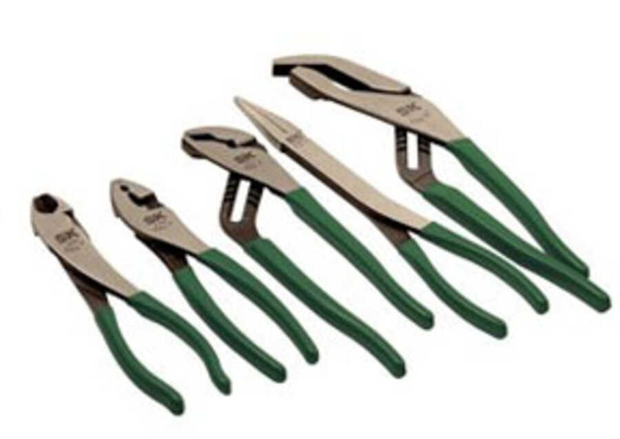 5PC WIDE CAPACITY PLIER SET