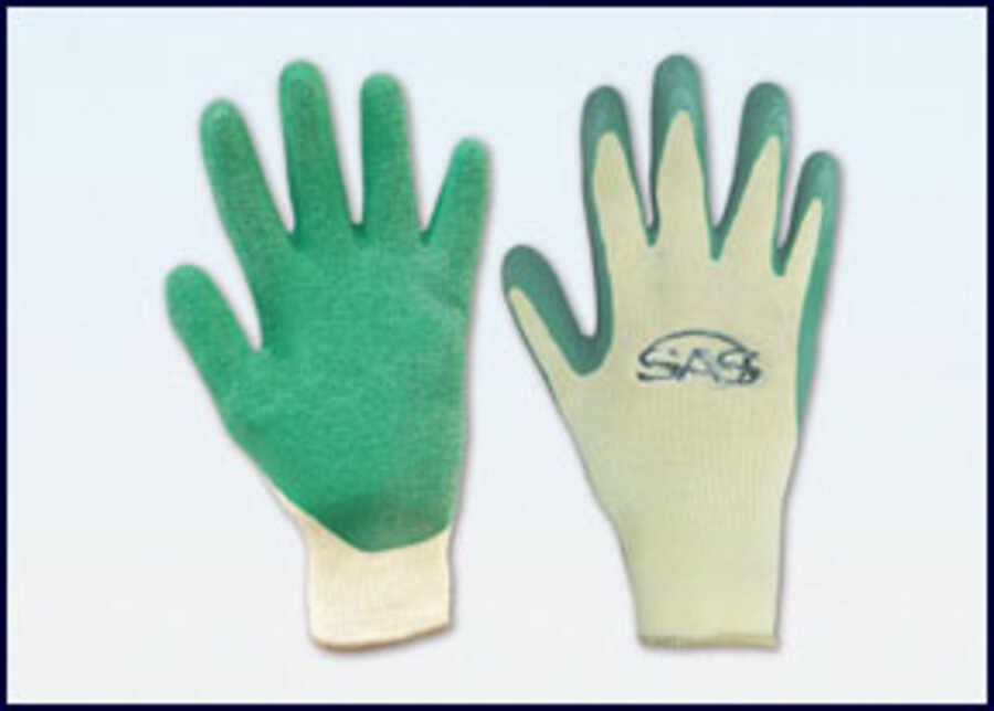 LATEX COATEDKNIT GLOVES LRG.