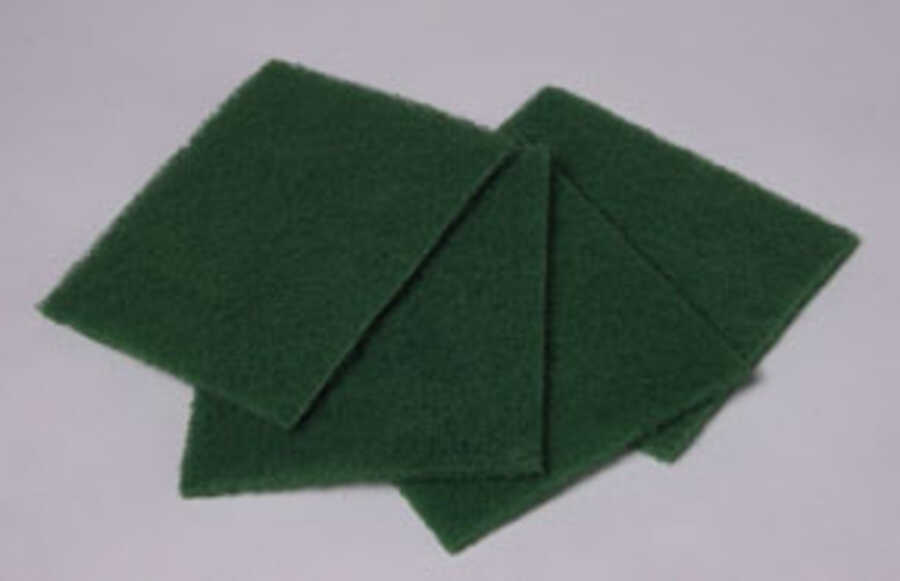 GREEN SCUFF PADS 9" X 6"