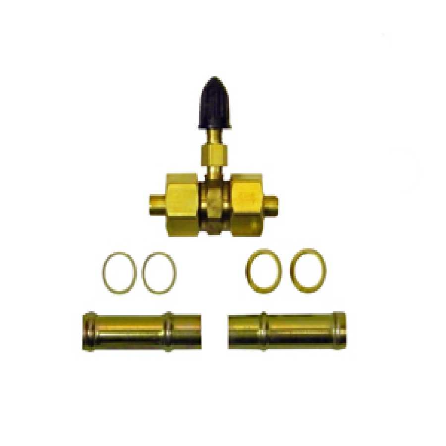 3/8" In-Line Schrader Valve