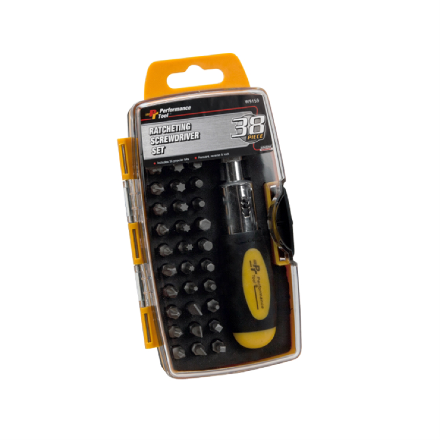 Ratcheting Screwdriver St 38pc