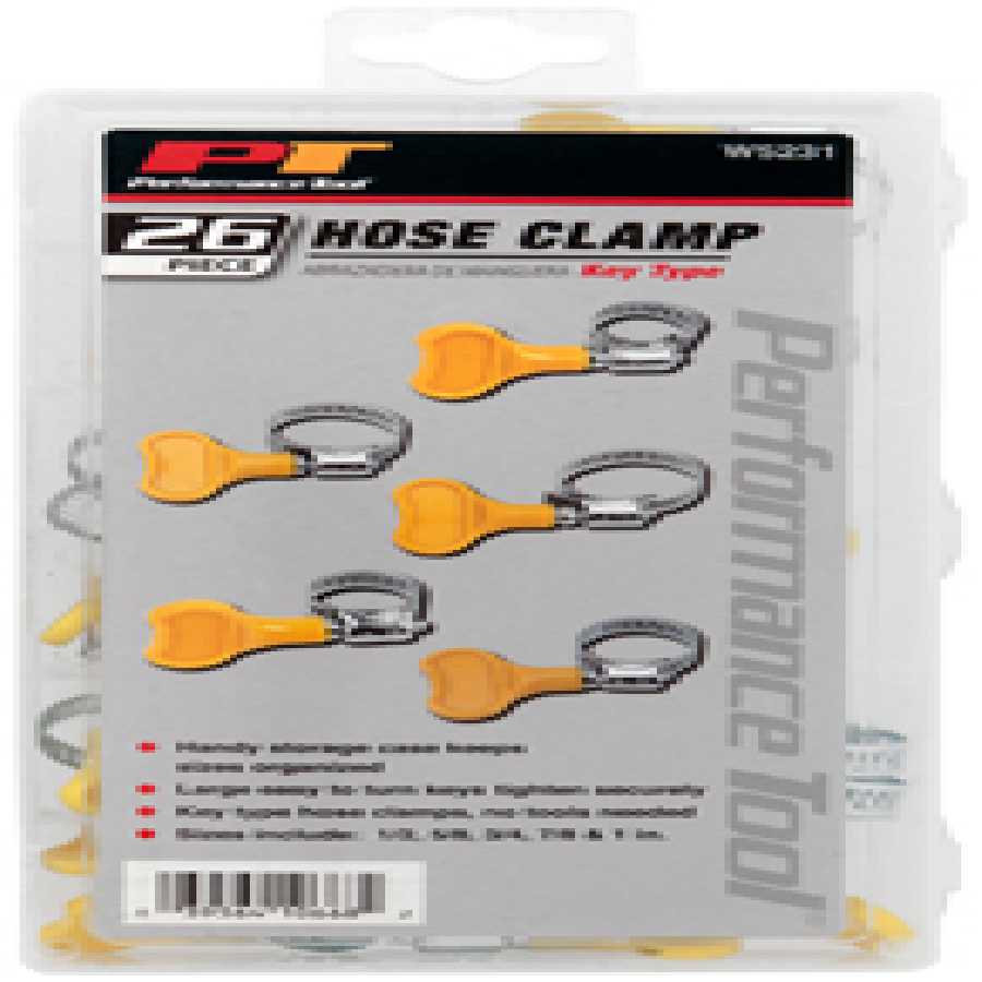 26 Piece Key Type Hose Clamps