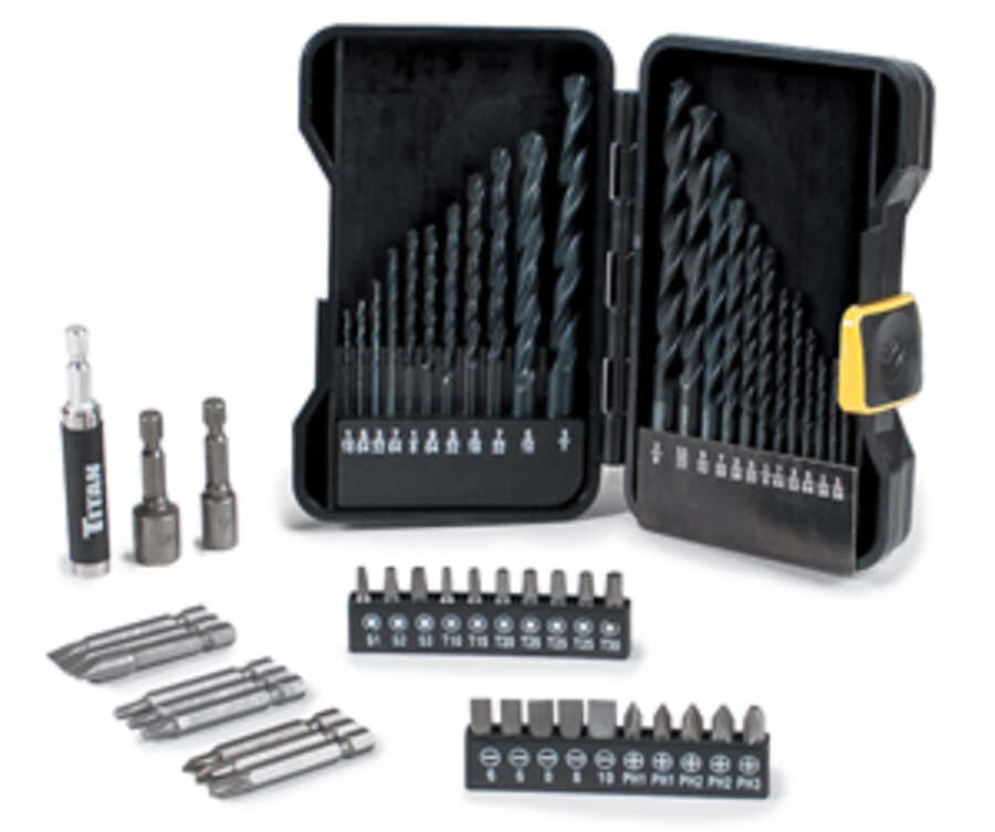 55 Pc Drill Bit & Drive Set