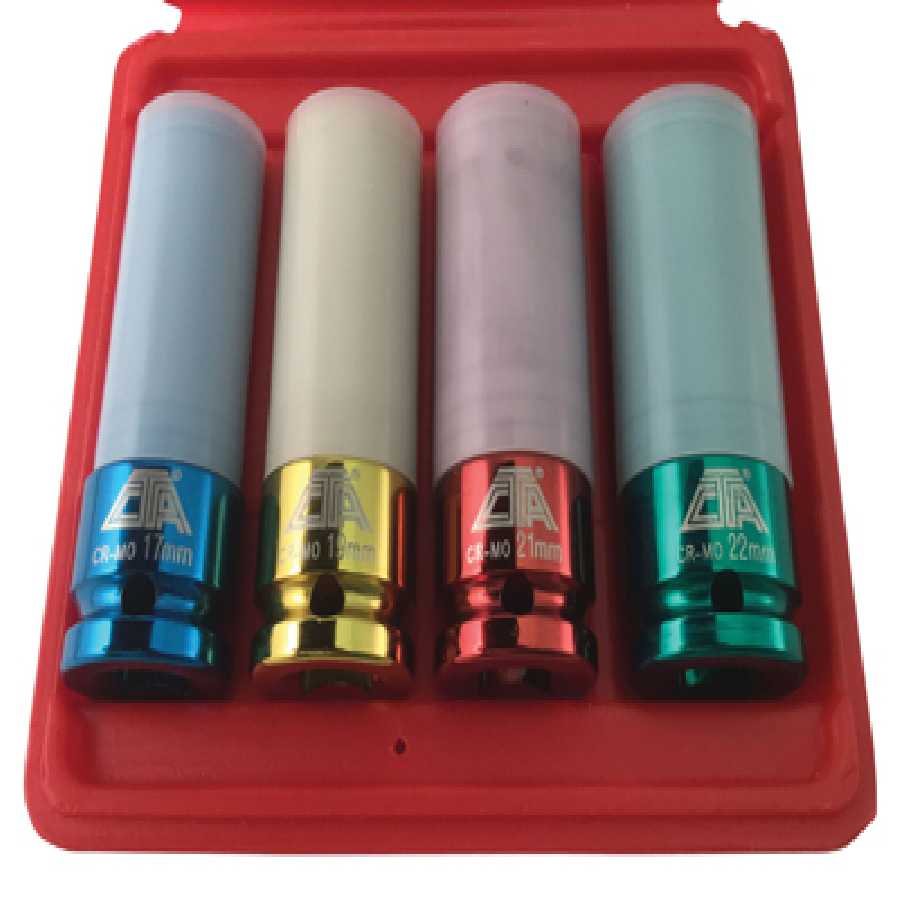 4 PC. THIN-WALL METRIC SOCKET SET