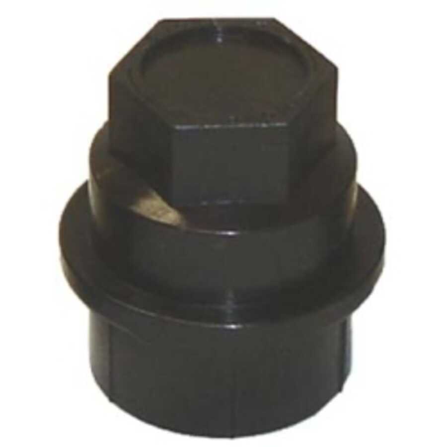 3/4" Black Nylon Lug Nut Cap