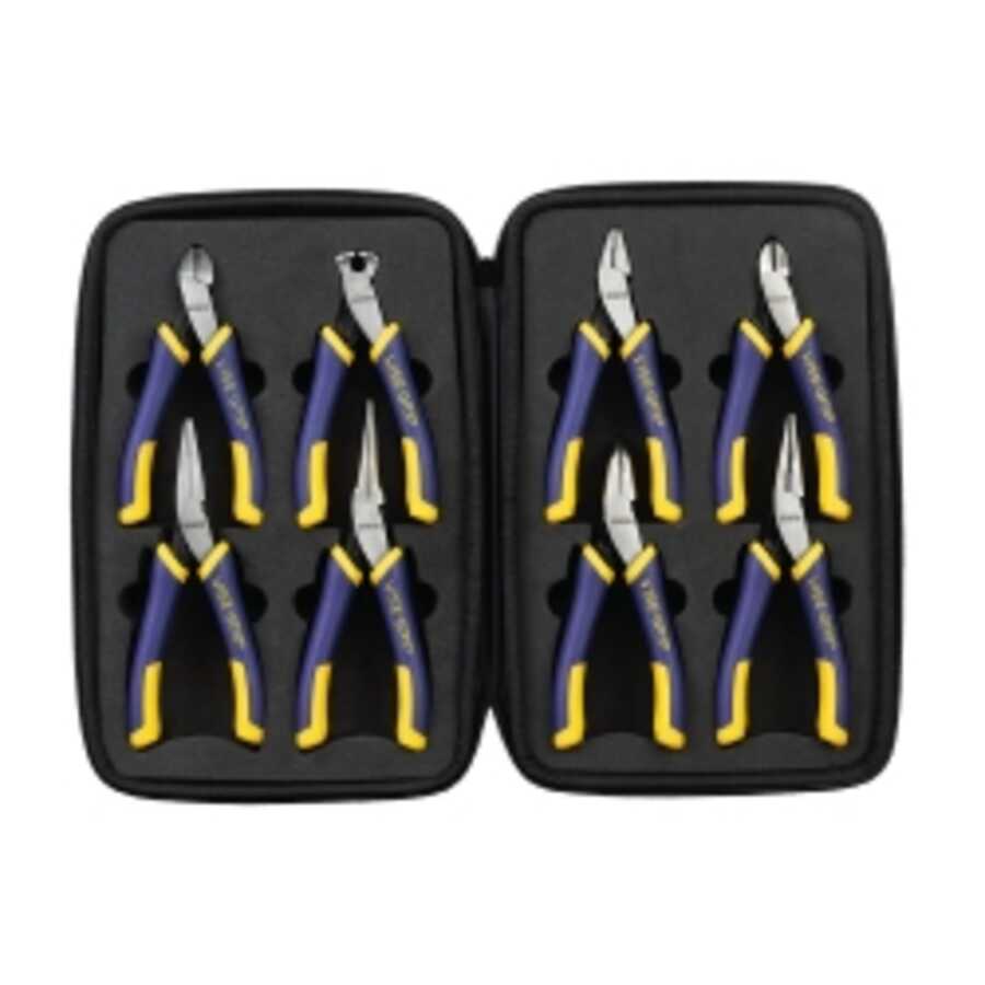 8 Pc. Mini Traditional Pliers Set w/Case